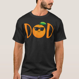 Papa van de kleine schat baby shower oranje 1e ver t-shirt