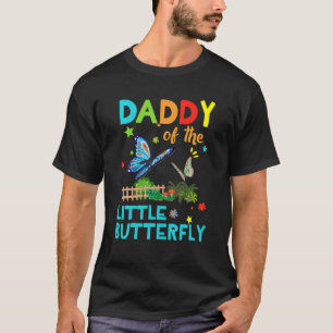 Papa van de kleine vlinder S Birthday S Matching T-shirt