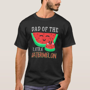 Papa van de Kleine Watermeloen Meloen Familie Matc T-shirt