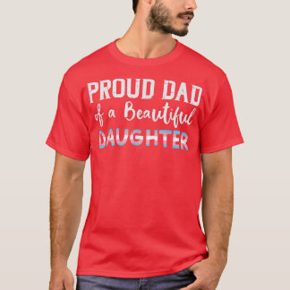 Papa van de mooie transgenderdochter Trans T-shirt