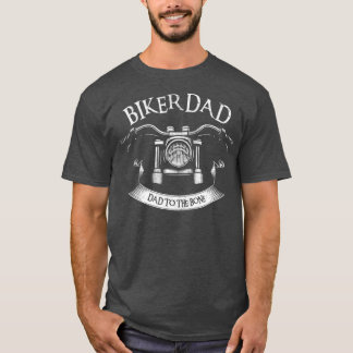 Papa van de motorfiets van de rijder t-shirt