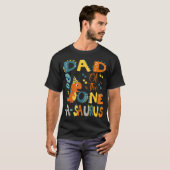 Papa van de One-A-Saurus 1e Verjaardag Dinosaur T-shirt (Voorkant volledig)
