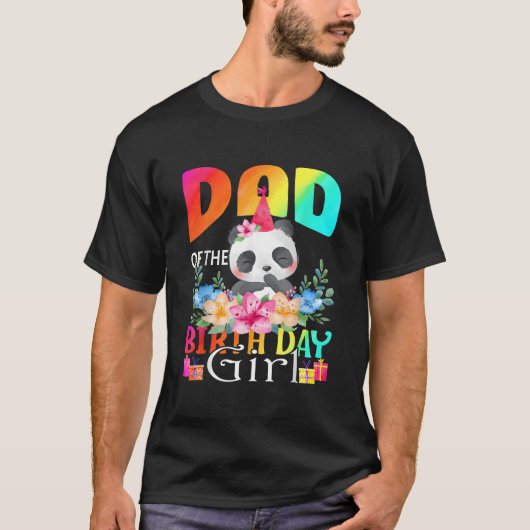 Papa van de Panda-Eenhoorn T-shirt (Voorkant)