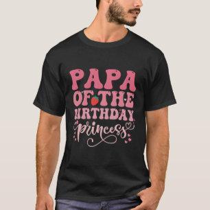 Papa van de prinses Sweet Strawberry Bday Py T-shirt