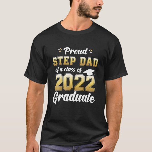 Papa van de proud van de school van 2022 Afstudere T-shirt (Voorkant)