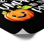 Papa van de schattigste pompoen in de patch Hallow Poster (Hoek)