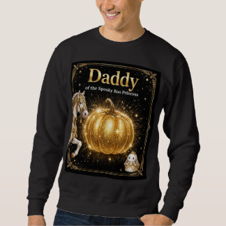 Papa van de Spooky Boo Princess Shirt Zwart Goud