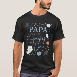 Papa van de Spooky One eerste verjaardag blauwe jo T-shirt