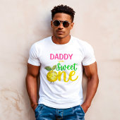 Papa van de Sweet een roze limonade feest T-shirt