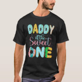 Papa van de Sweet One Papa Donuts Family Matching T-shirt (Voorkant)