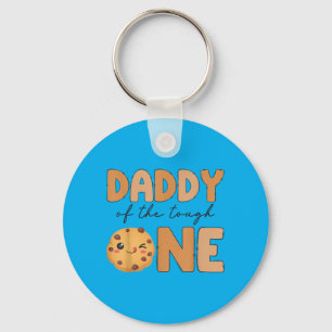 Papa van de Tough One Koekjes En Melk 1e Sleutelhanger
