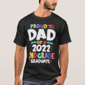 Papa van de tweede klas van 2022 Afstuderen T-shirt (Voorkant)