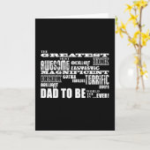 Papa van de Vaders van het baby shower de Grootste Kaart (Gele Bloem)