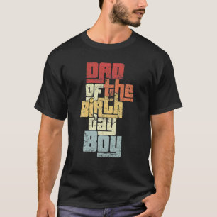 Papa van de Verjaardags Jongen Familie bijpassende T-shirt