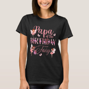 Papa van de verjaardagsfee Eerste verjaardag Famil T-shirt
