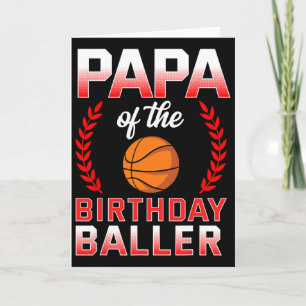 Papa van de Verjaardagsjongen Bysketbyll Bday Cele Kaart