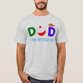 Papa van de verjaardagsjongen t-shirt