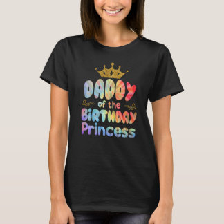 Papa van de Verjaardagsprinses Meisjes Feest Strop T-shirt