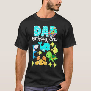 Papa van de Zee Aquarium Party Zee Fish Ocean Ani T-shirt