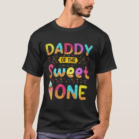 Papa van de zoete 1e ijsje Py T-shirt (Voorkant)