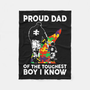 Papa van de zwaarste jongen die ik ken autisme war fleece deken