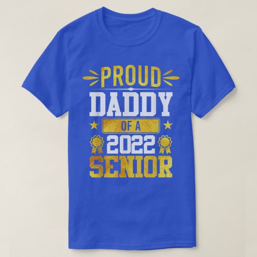 Papa van een 2022 senior afstuderen 2022 t-shirt (Design voorkant)
