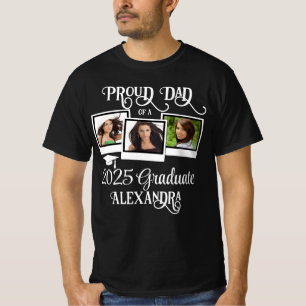 Papa van een 2023 Afstuderen Afstuderen Foto T-shirt