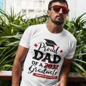 Papa van een 2023 afstuderen familie. t-shirt