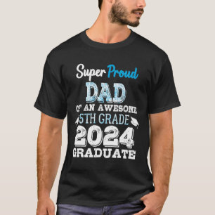 Papa van een 5e klas Afstuderen 2024 Elementaire G T-shirt