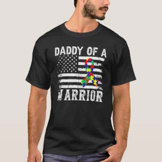 Papa van een aankomende autisme-bewustwording voor t-shirt