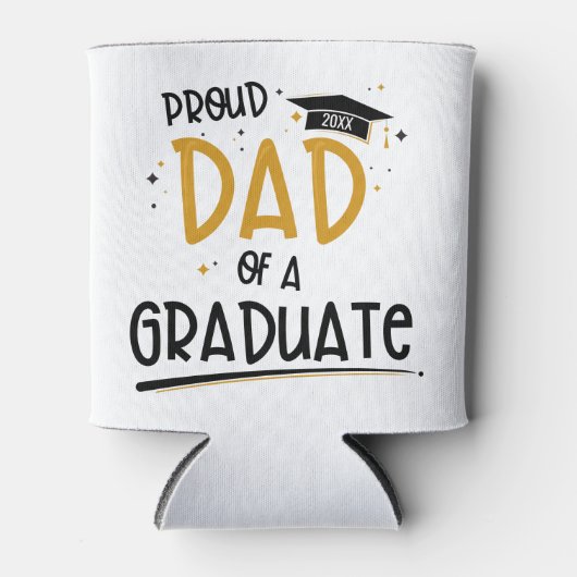 Papa van een Afstuderen Blikjeskoeler (Voorkant)