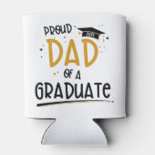 Papa van een Afstuderen Blikjeskoeler (Achterkant)