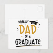 Papa van een Afstuderen Briefkaart (Voorkant / Achterkant)