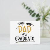 Papa van een Afstuderen Briefkaart (Staand voorkant)