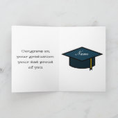 Papa van een afstuderen jaar kaart (Binnen)