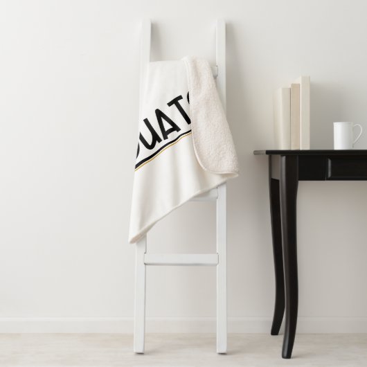 Papa van een Afstuderen Sherpa Deken (In situ)