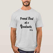 Papa van een Afstuderen T-shirt (Voorkant)