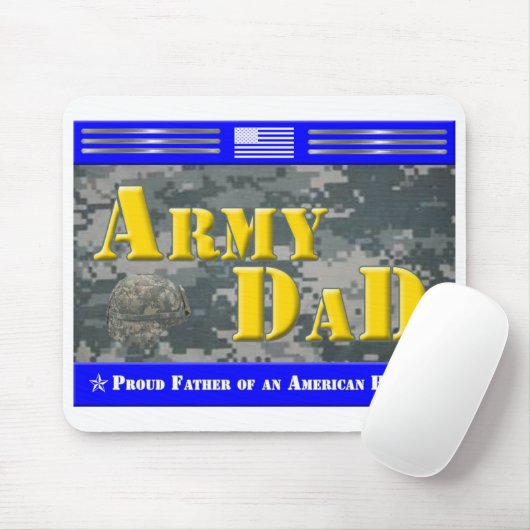 Papa van een Amerikaanse Muismat van Hero Gift (Met muis)