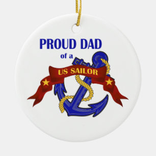 Papa van een Amerikaanse Sailor Ornament