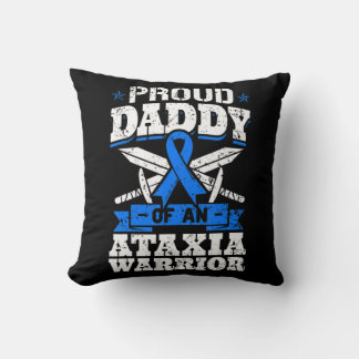Papa van een Ataxia Warrior Awareness Ribbon Kussen