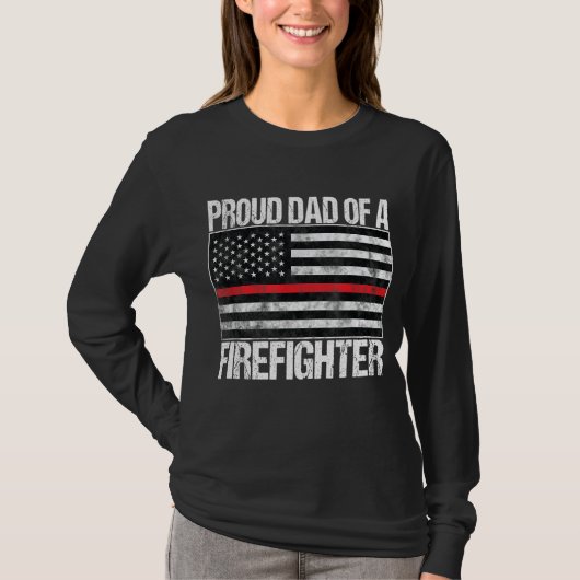 Papa van een brandweerman - Fireman Parent T-shirt (Voorkant)