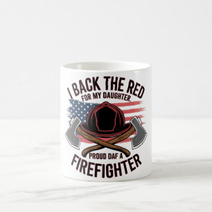 Papa van een brandweerman koffiemok