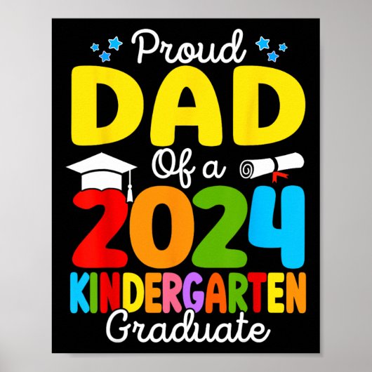 Papa van een CL 2024 kleuterschool Afstuderen seni Poster (Voorkant)