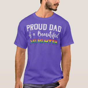 Papa van een daughter Gay Pride Ally LGBTQ maand T-shirt