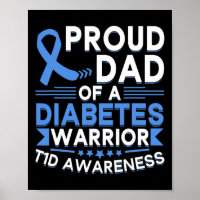 Papa van een Diabetes-aanhanger T1d Awareness Type