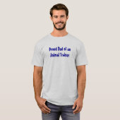 Papa van een dierentrainer t-shirt (Voorkant volledig)