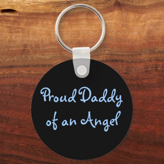 Papa van een engel sleutelhanger (Voorkant)