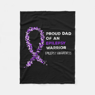 Papa van een Epilepsy Warrior Epilepsy Awarenes Fleece Deken