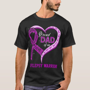 Papa van een Epilepsy Warrior T-shirt
