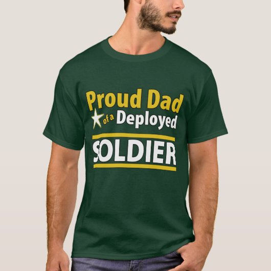 Papa van een gedeporteerd Soldaat-Shirt T-shirt (Voorkant)